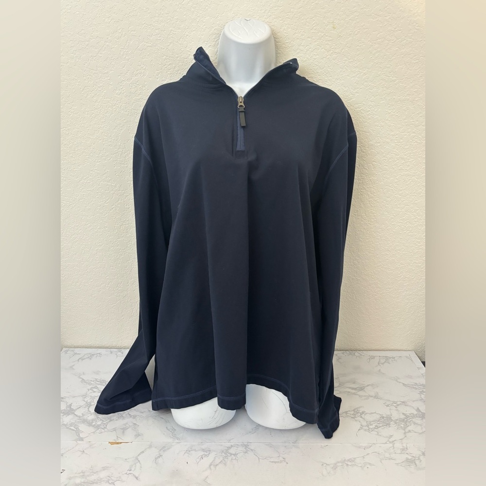 32 Degrees Heat Jacket Blue Zip Lightweight Athletic Womens XL Henley Zip​